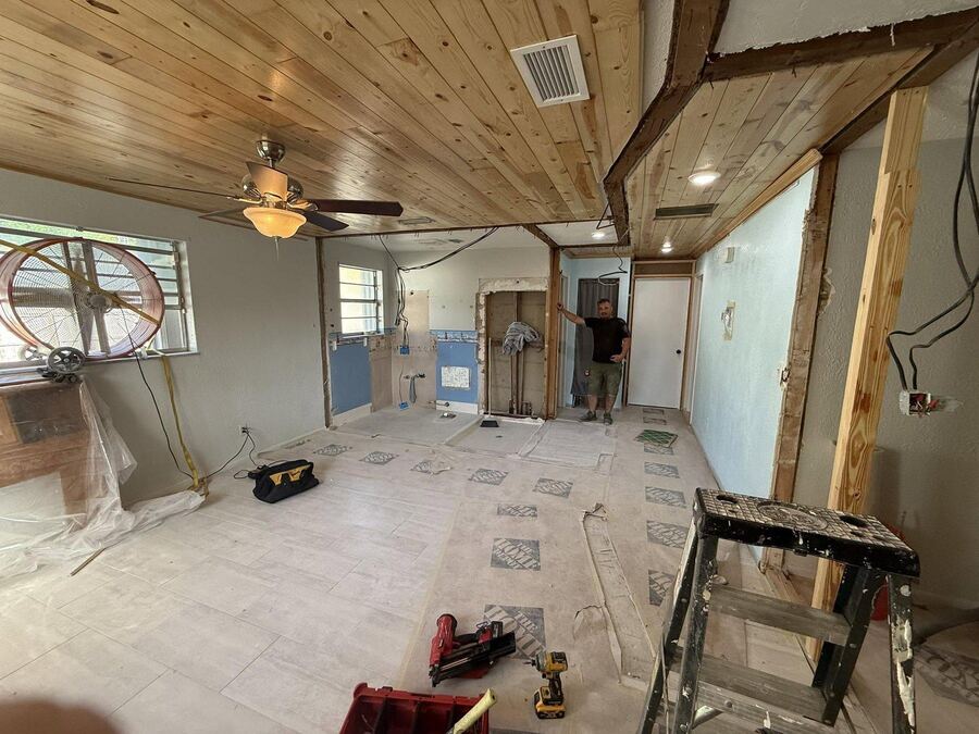 Interior before renovation