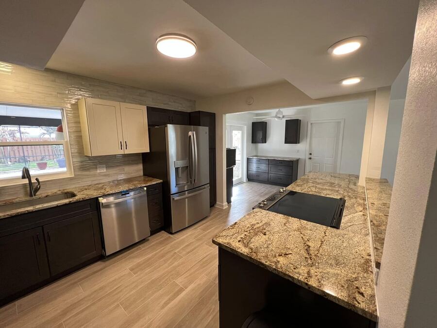 Kitchen remodel, finished view