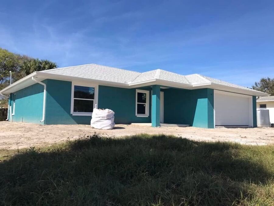 New home build, finished exterior